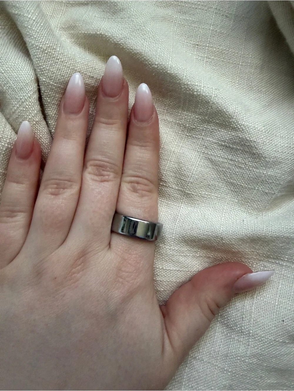 Oura Ring 4, Size 10, Silver